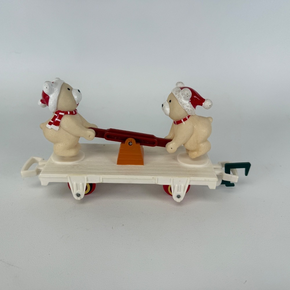 1993 North Pole Express Train Christmas Magic Toy State‎ Polar Bears Car Only